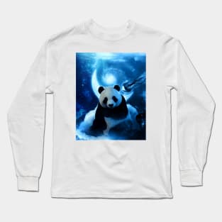 Dreamy Blue - Panda Long Sleeve T-Shirt